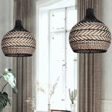 Load image into Gallery viewer, Minimalism Rattan Ceiling Light Fixture Woven Pendant Lampshade