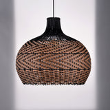 Load image into Gallery viewer, Minimalism Rattan Ceiling Light Fixture Woven Pendant Lampshade