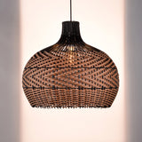 Load image into Gallery viewer, Minimalism Rattan Ceiling Light Fixture Woven Pendant Lampshade