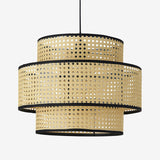 Load image into Gallery viewer, Creative Rattan Weaving Lamps Hanging Lampshade