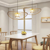 Load image into Gallery viewer, Black/Log Bamboo Pendant Light Natural Wicker Light Fixture
