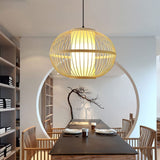Load image into Gallery viewer, Minimalist Handcrafted Bamboo Pendant Lighting