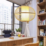 Load image into Gallery viewer, Minimalist Handcrafted Bamboo Pendant Lighting