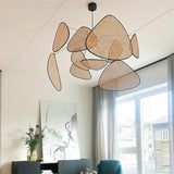 Load image into Gallery viewer, Retro Rattan Chandelier Handmade Pendant Lampshade