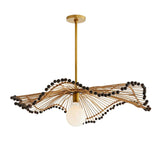 Load image into Gallery viewer, Handmade Rattan Pendant Light Art Chandeliers