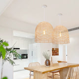 Load image into Gallery viewer, Handmade Basket Rattan Pendant Light Shades For Living Room