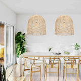 Load image into Gallery viewer, Handmade Basket Rattan Pendant Light Shades For Living Room