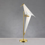 Load image into Gallery viewer, Bird Desk Lamp Gold Metal Table Light