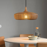 Load image into Gallery viewer, Natural Wood Pendant Lights Over Kitchen Island