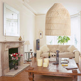 Load image into Gallery viewer, Rattan Weaving Bell Shape Pendant Lighting Fixture