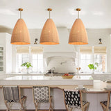 Load image into Gallery viewer, Rattan Woven Dome Basket Pendant Lights