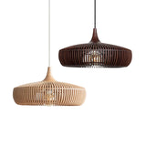 Load image into Gallery viewer, Natural Wood Pendant Lights Over Kitchen Island