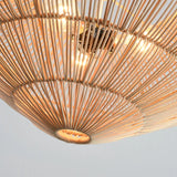 Load image into Gallery viewer, Rattan Vintage Umbrella Pendant Light