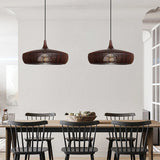 Load image into Gallery viewer, Natural Wood Pendant Lights Over Kitchen Island