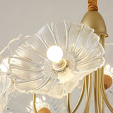 Load image into Gallery viewer, Modern Lotus Leaf Glass Living Room Chandelier