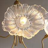 Load image into Gallery viewer, Modern Lotus Leaf Glass Living Room Chandelier