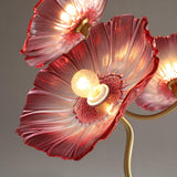Load image into Gallery viewer, Modern Lotus Leaf Glass Living Room Chandelier