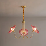 Load image into Gallery viewer, Modern Lotus Leaf Glass Living Room Chandelier