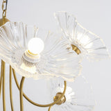 Load image into Gallery viewer, Modern Lotus Leaf Glass Living Room Chandelier