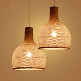 Load image into Gallery viewer, Coastal Pendant Lighting Bamboo Woven Hanging Lamp