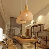 Load image into Gallery viewer, Coastal Pendant Lighting Bamboo Woven Hanging Lamp