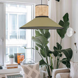 Load image into Gallery viewer, Modern Boho Fabric Lampshade