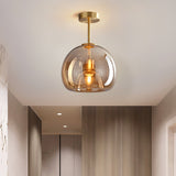 Load image into Gallery viewer, Vintage Bubble Glass Ceiling Light