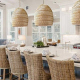 Load image into Gallery viewer, Rattan Pendant Lampshade Wicker Woven Hanging Light
