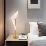 Load image into Gallery viewer, Bird Desk Lamp Gold Metal Table Light