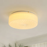 Load image into Gallery viewer, Retro Nostalgia Milky White Art Glass Ceiling Light