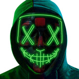 Load image into Gallery viewer, Halloween LED Light up Purge Mask